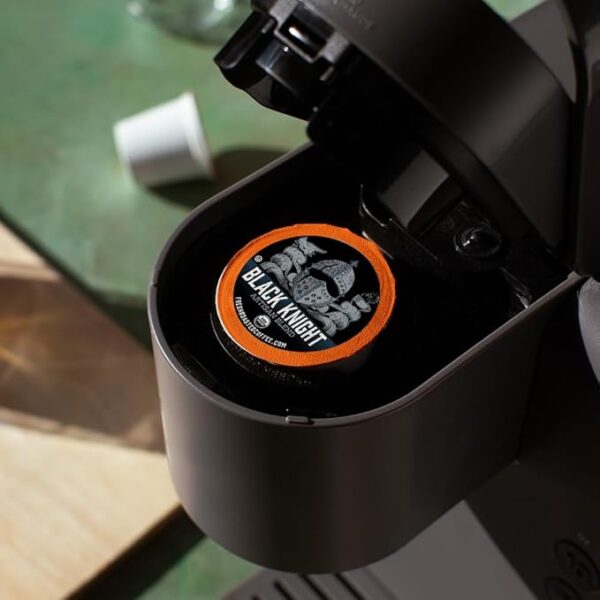 Fresh Roasted Coffee, Organic Black Knight | USDA Organic, Kosher | Dark Roast 96 Pods for K Cup Brewers - Image 5