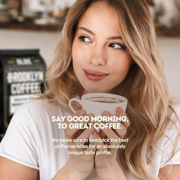 BROOKLYN COFFEE Whole Bean, Classic Dark Roast (2lb) Bold, Smooth Taste, Intense Aroma - Fresh Bulk Coffee Beans Roasted Weekly in NYC - Image 6