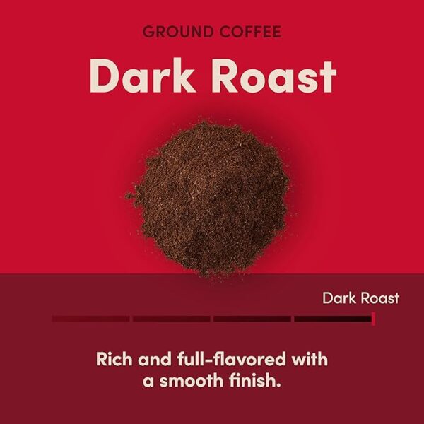 Tim Horton's 100% Arabica Dark Roast, Ground Coffee, 12 Ounce - Image 2