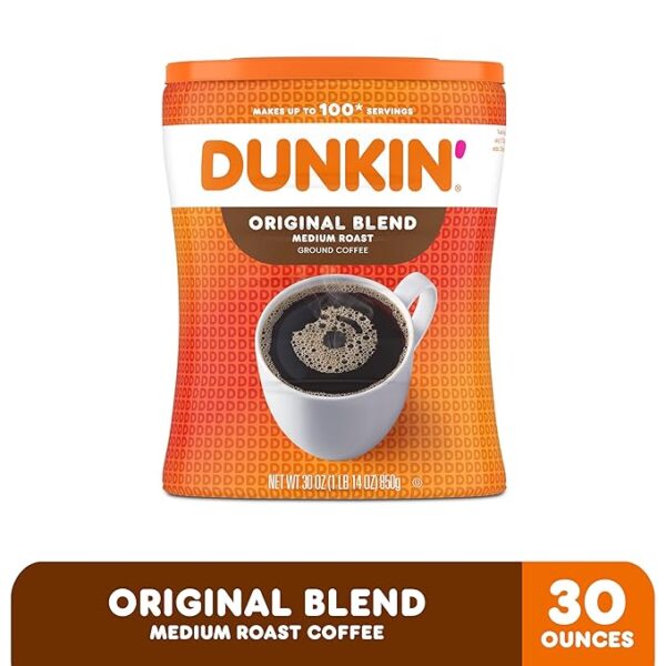 Dunkin' Original Blend Medium Roast Ground Coffee, 30 Ounce - Image 2