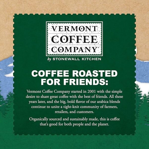 Vermont Coffee Company Organic Compostable Medium Roast Coffee Pods, 10 Count - Image 6